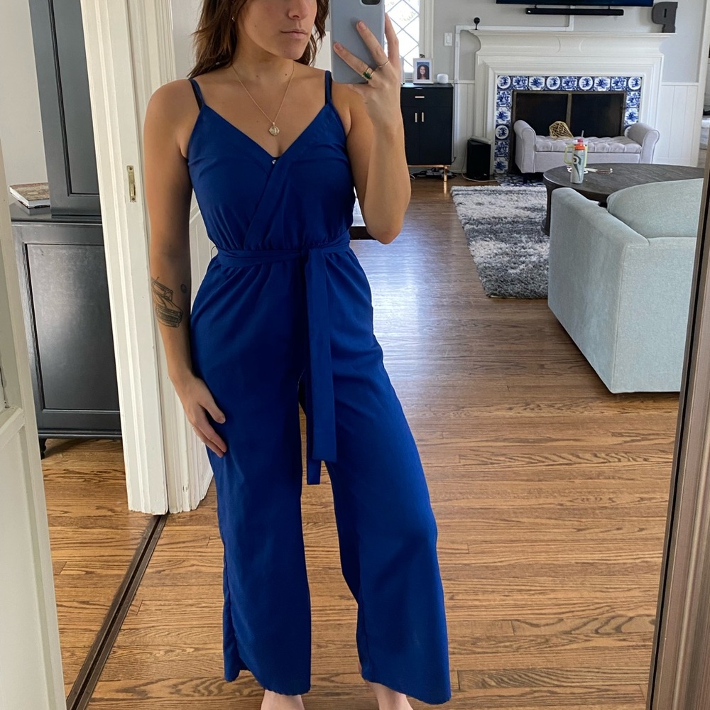 Royal blue jumpsuit